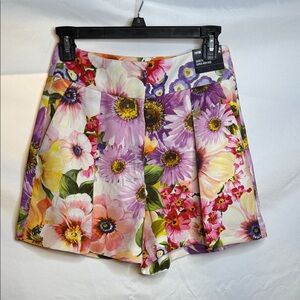 Express Women's Floral Skorts - Multicolor
